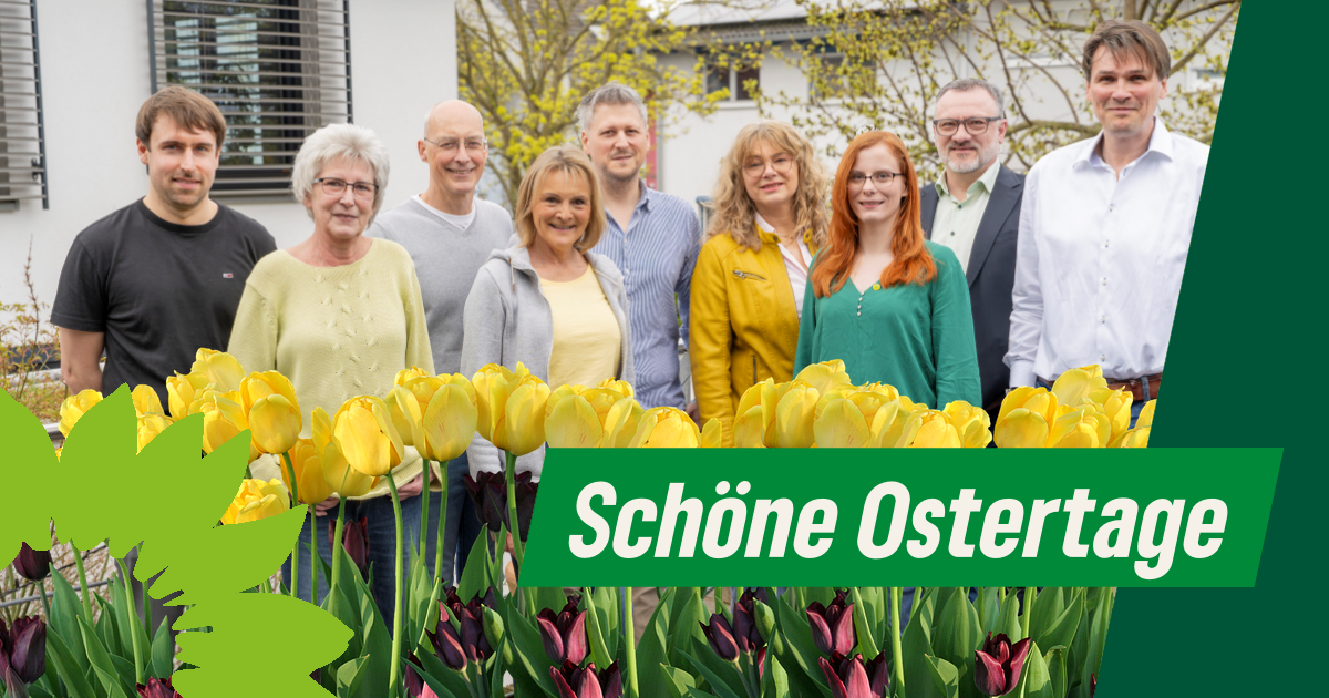 Die Grünen in Durmersheim wünschen schöne Ostertage