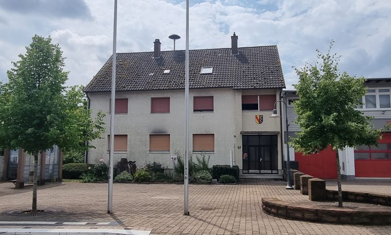 Verlegung der Verwaltungsstelle Würmersheim